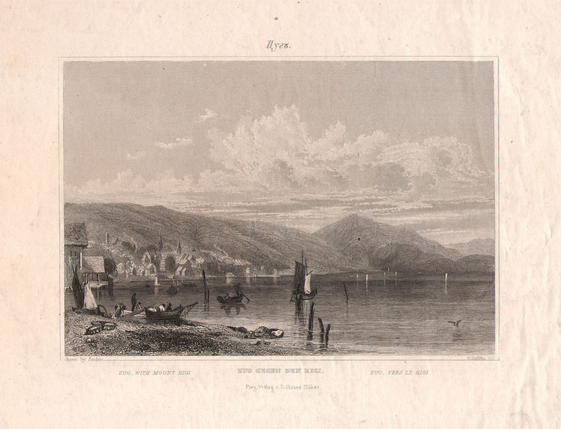 Zug gegen den Rigi