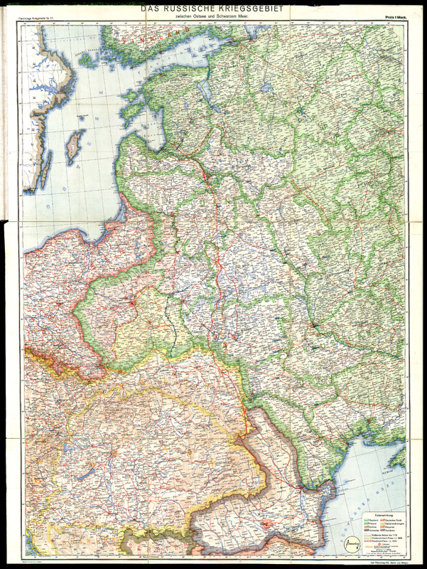 Das russische Kriegsgebiet zwischen Ostsee und Schwarzem Meer