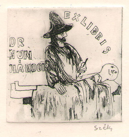 Exlibris dr. Hun Nandor