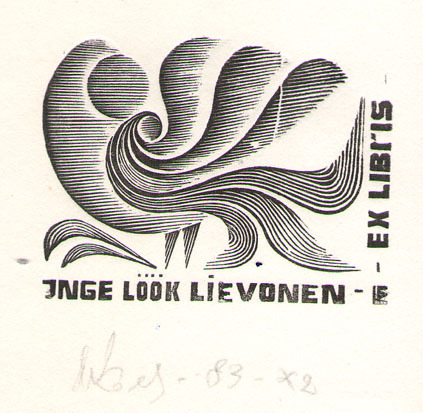 Exlibris Jnge Look Lievonen