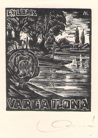 Exlibris Varga Ilona
