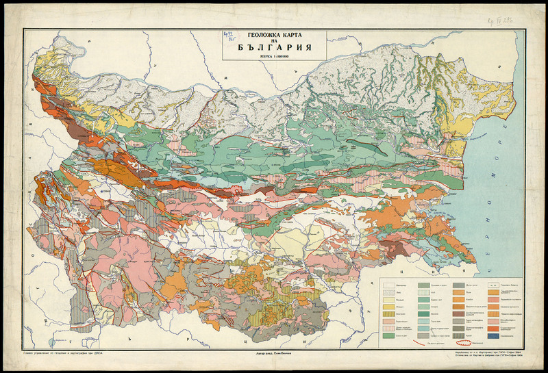 Геоложка карта на България