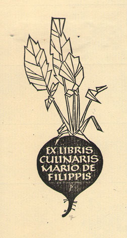 Exlibris Culinaris Mario de Filippis