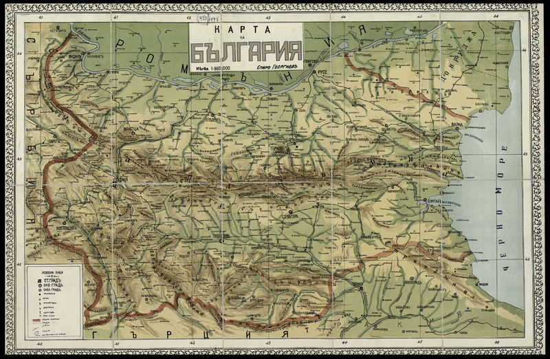 Карта на България
