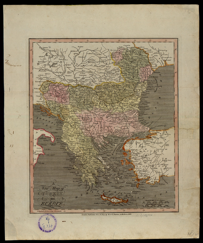 A new map of Turkey in Europe