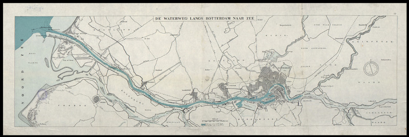 De Waterweg Langs Rotterdam Waar see