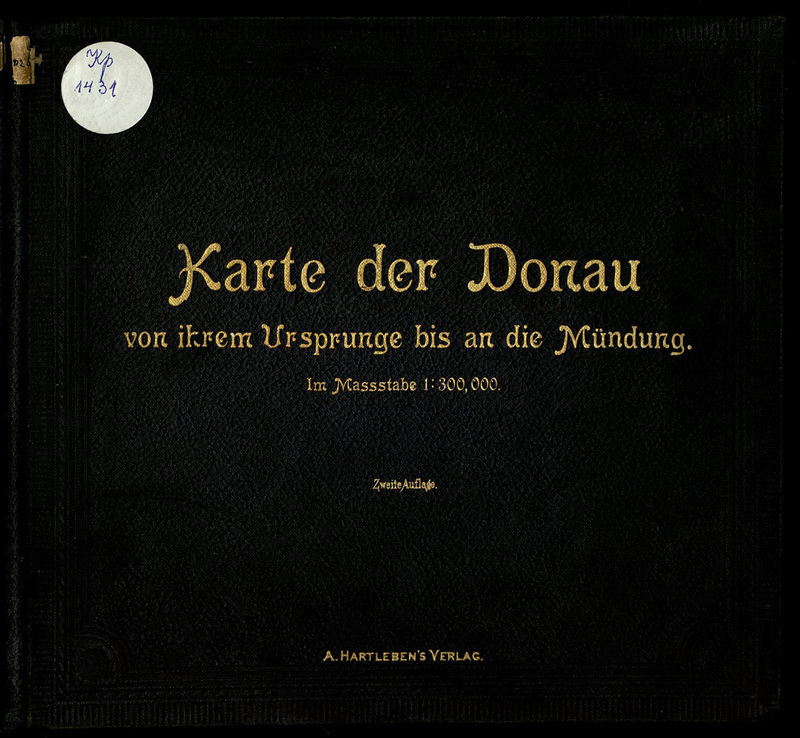 Karte der Donau von ihrem Ursprunge bis an die Muеndung