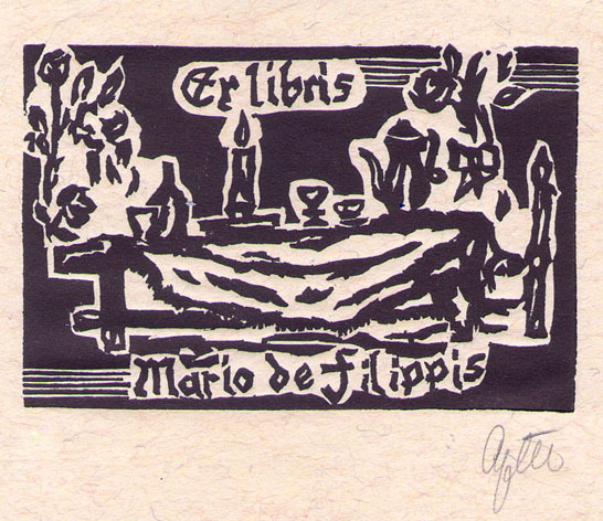 Exlibris Mario de Filippis
