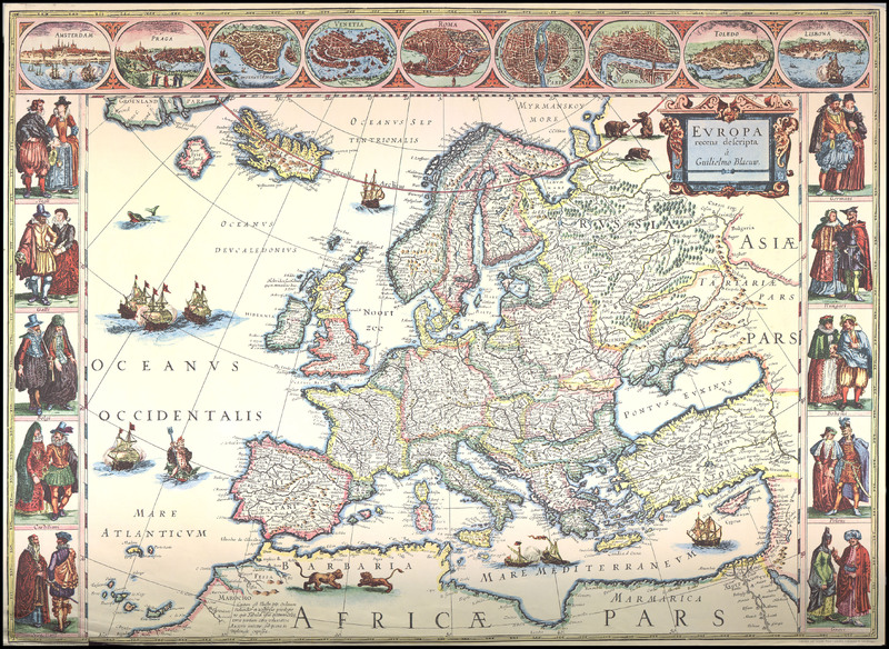 Europa recens descripta a Gilermo Blaeuw