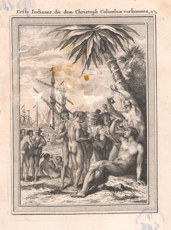 Erste Indianer, die dem Christoph Columbus vorkmmen