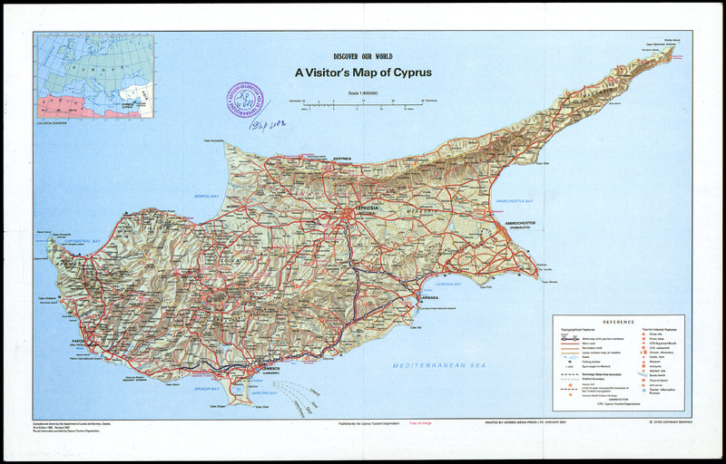 A visitor's Map of Cyprus