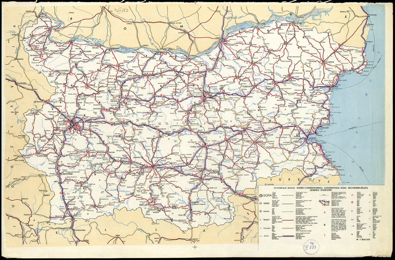 Карта на съобщенията в България