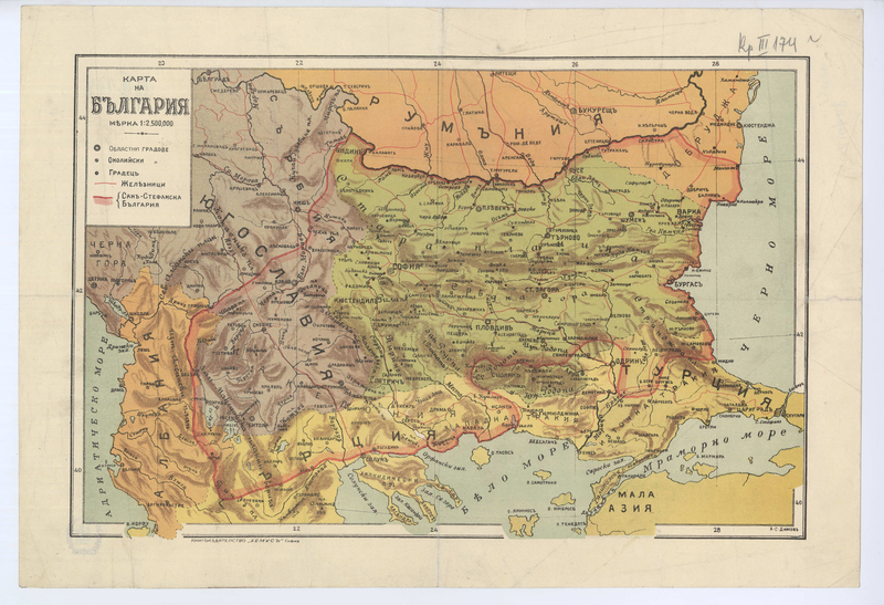 Карта на България