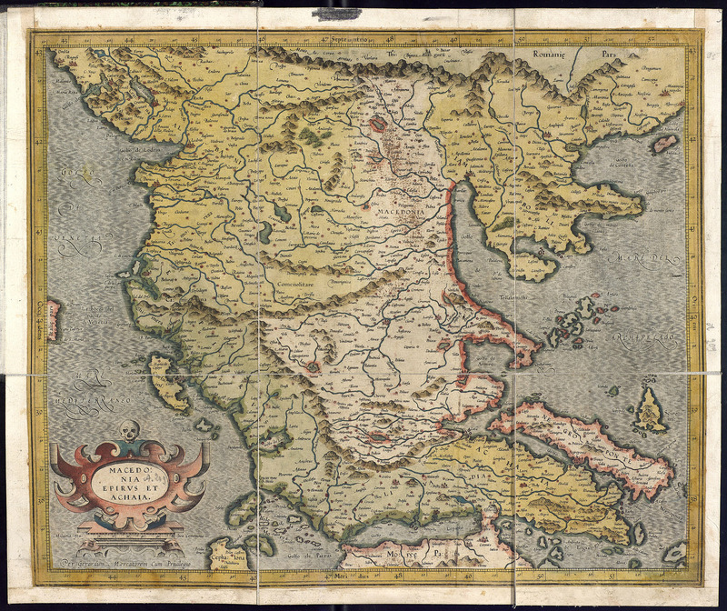 Macedonia Epirus et Achaia per Gerardum Mercatorem cum priuilegio