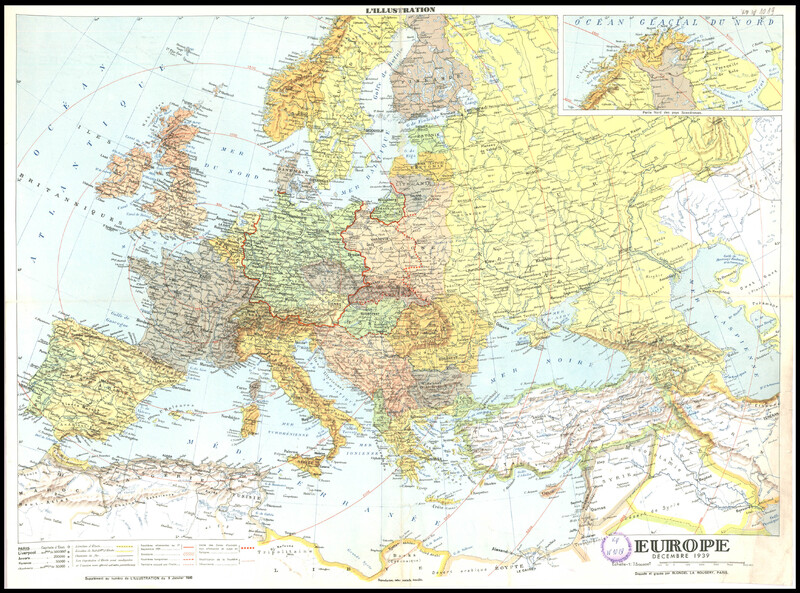 Europe. Decembre 1939