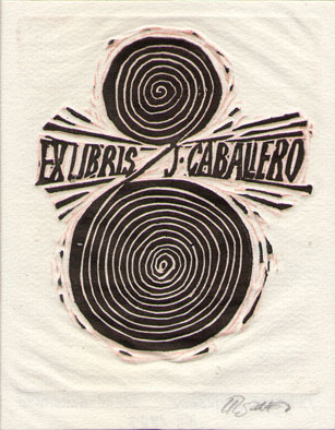 Exlibris J. Cabaliero