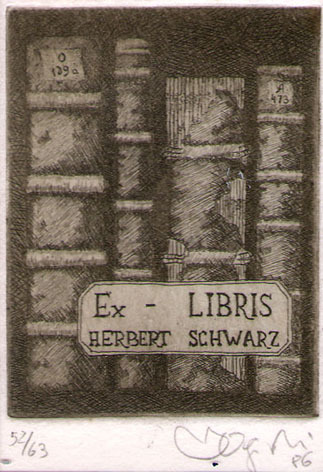 Ex libris Herbert Schwarz