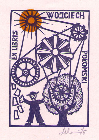 Exlibris Wojciech Polomski