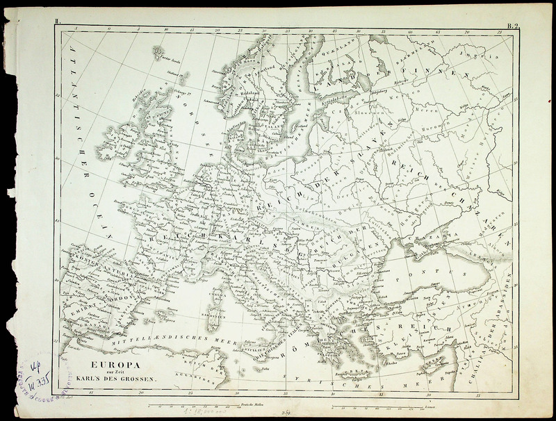 Europa zur Zeit Karl's des Grossen