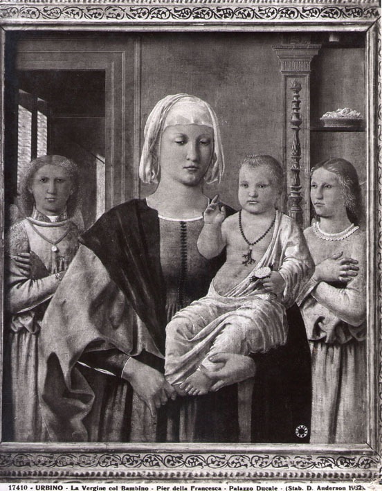 La Vergine col bambino.