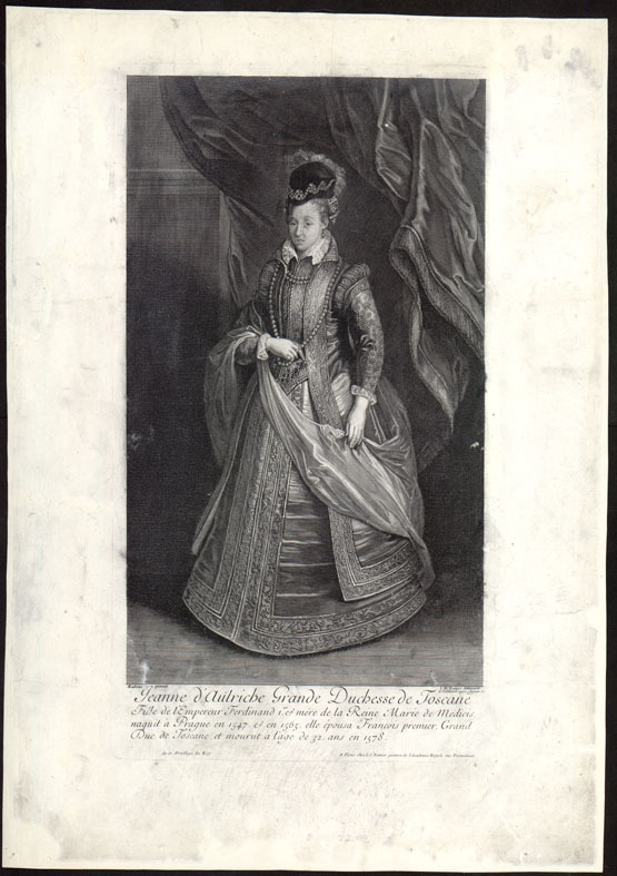 Jeanne d`Autriche grande duchesse de Toscane