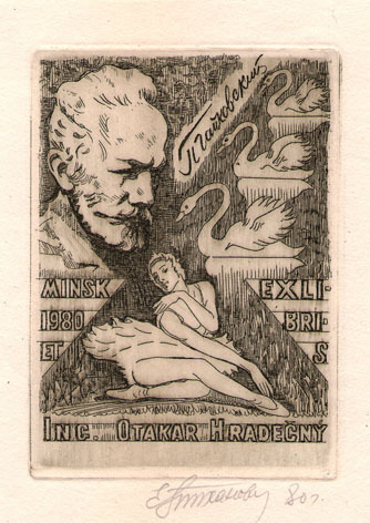 Exlibris Ing. Otakar Hradecny