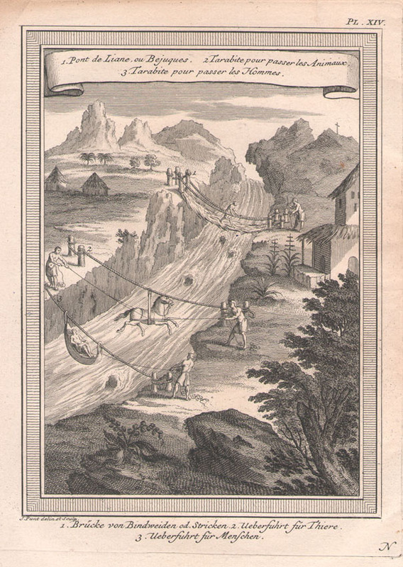 Pont de liane ou Bejuques