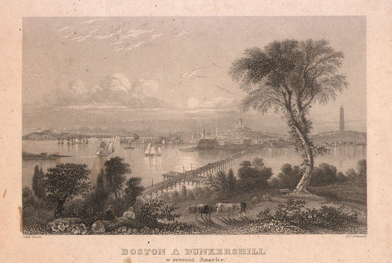 Boston a Bunkershill  w sewerni Americe