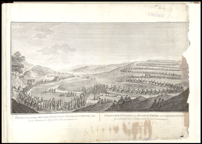 Reise der Russisch-Kaiserlichen ausserordentlichen Gesandtschaft an die Othomanische Pforte im Jahr 1793