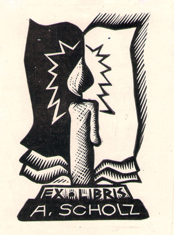 Exlibris A. Scholz