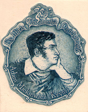 Ex Libris Zbigniewa Ogielskiego. Adam Mickiewicz (Krym)