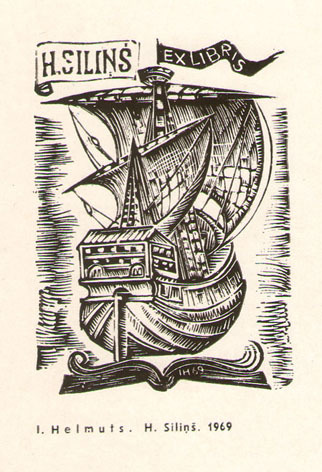 Exlibris H. Silins