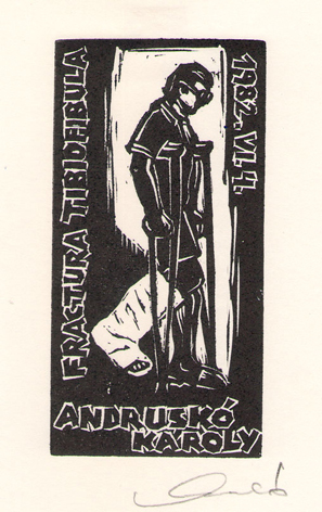 Fractura tibiofibula Andrusko Karoly, 4.VI.1982