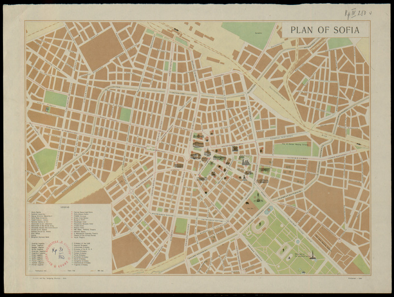 Plan of Sofia