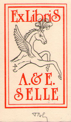 Exlibris A. E. Selle