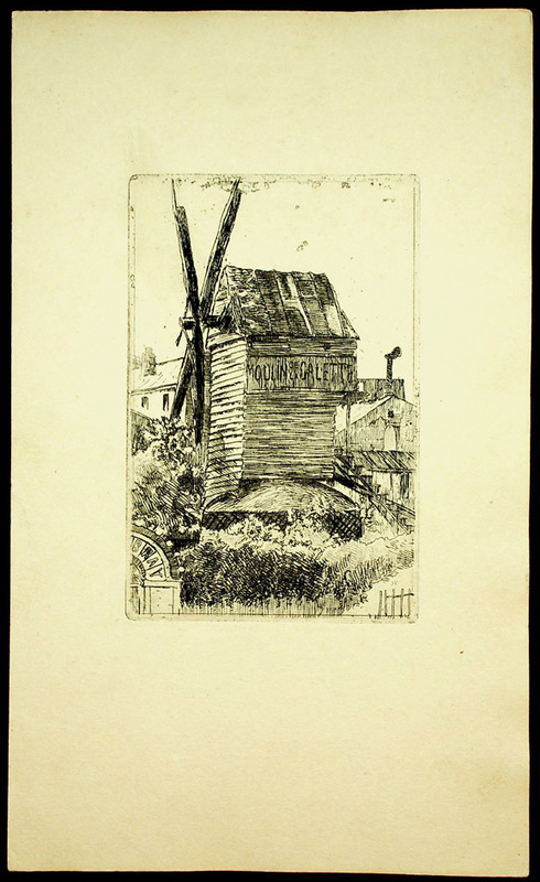 Le Moulin de la Galette а Montmartre