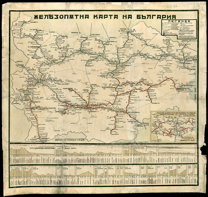 Железопътна карта на България