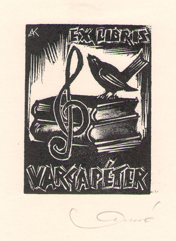 Exlibris Varga Peter