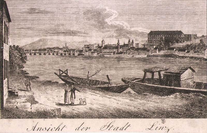 Ansicht der Stadt Linz