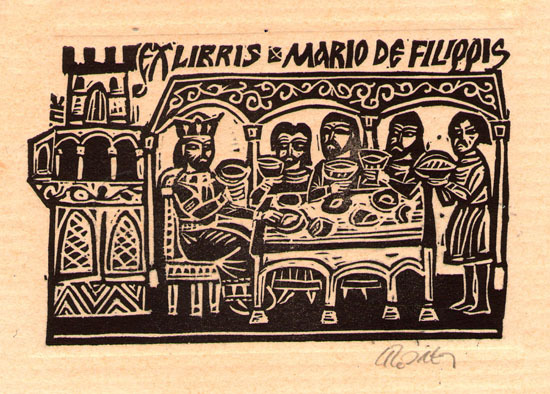 Exlibris Mario de Filippis