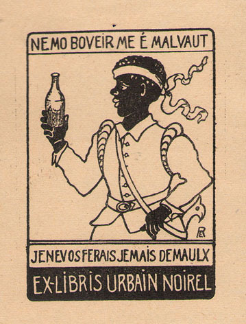 Exlibris Urbain Noirel