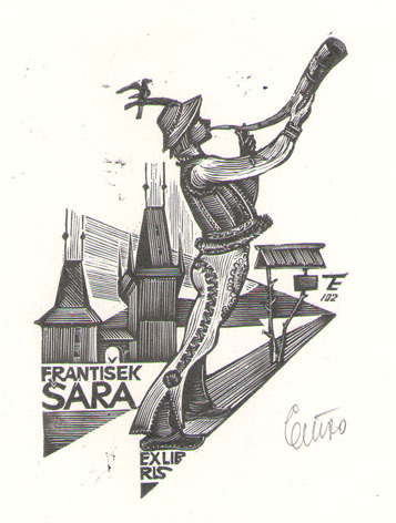Exlibris Frantisek Sara