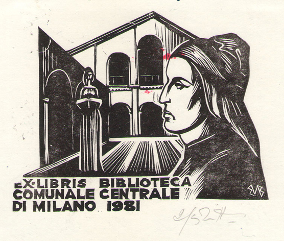 Exlibris Biblioteca Comunale Centrale di Milano