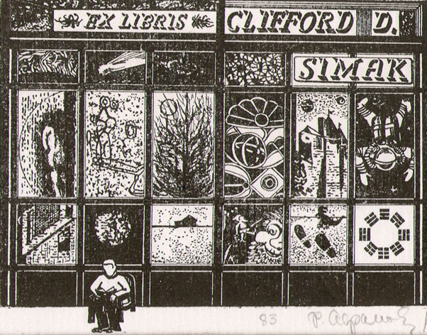 Exlibris Clifford D. Simak