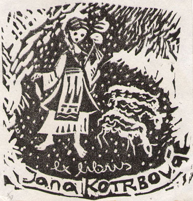 Exlibris Jana Kotrbova