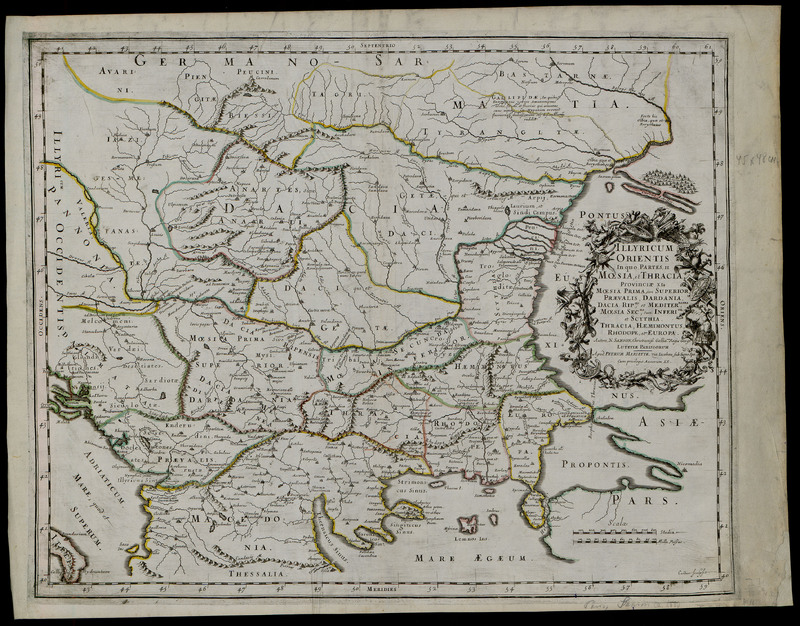 Illyricum orientis : in quo partes II Moesia et Thracia, provinciae XI Moesia Prima, sive Superior, Praevalis, Dardania, Dacia Ripsis. et Mediterranea, Moesia Secunda sive Inferior, et Scythia, Thracia, Haemimontus, Rhodope, et Europa