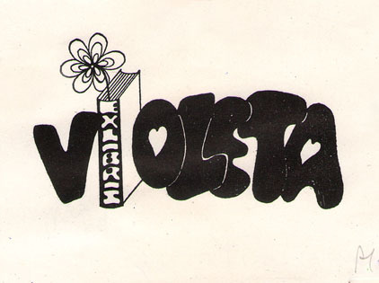 Exlibris Violeta