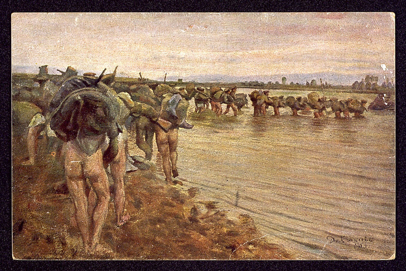 Преминавание на Морава от 9 Плевенска пехотна дивизия на 29. X.1915 г.