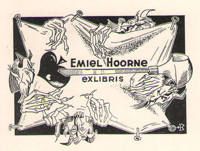 Exlibris Emiel Hoorne