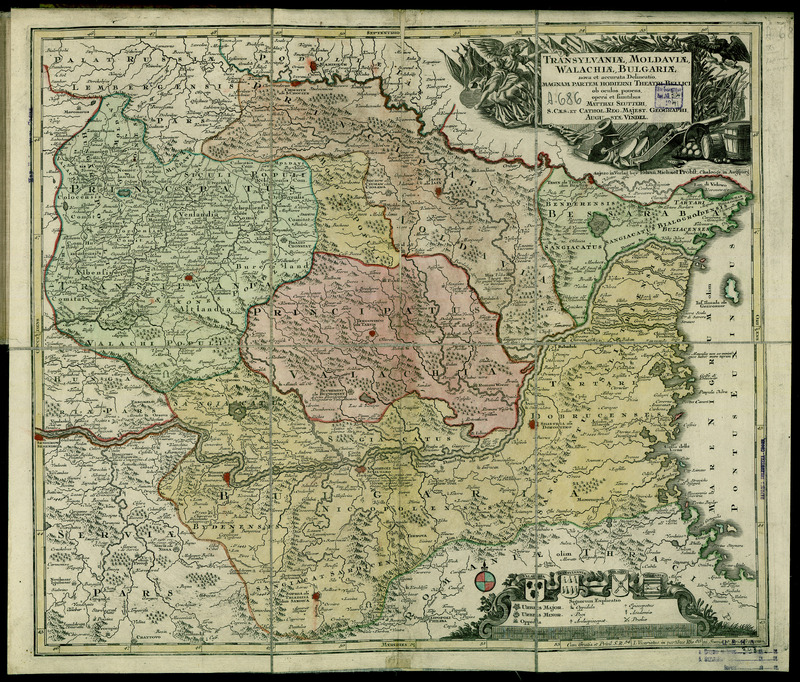 Transylvaniae, Moldaviae, Walachiae, Bulgariae, nova et accurata Delineatio